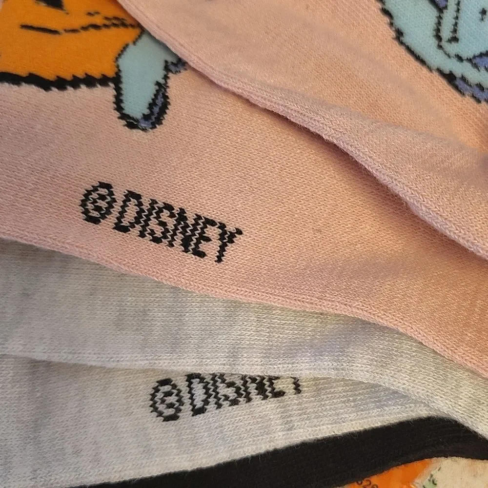 Disney Winnie The‎ Pooh Halloween 3 Pack Crew Socks NWT